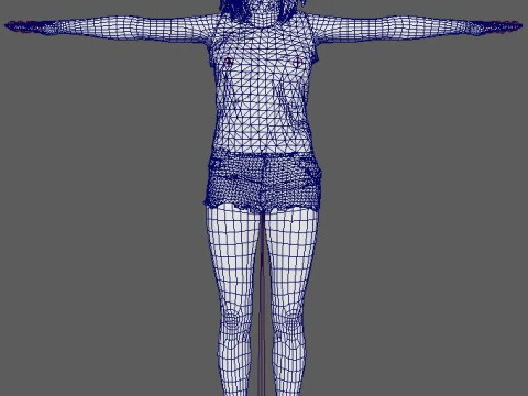 Zombie Character 3D Model