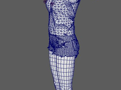 Zombie Character 3D Model