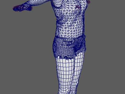 Zombie Character 3D Model