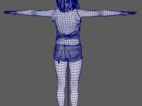 Zombie Character 3D Model