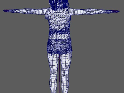 Zombie Character 3D Model