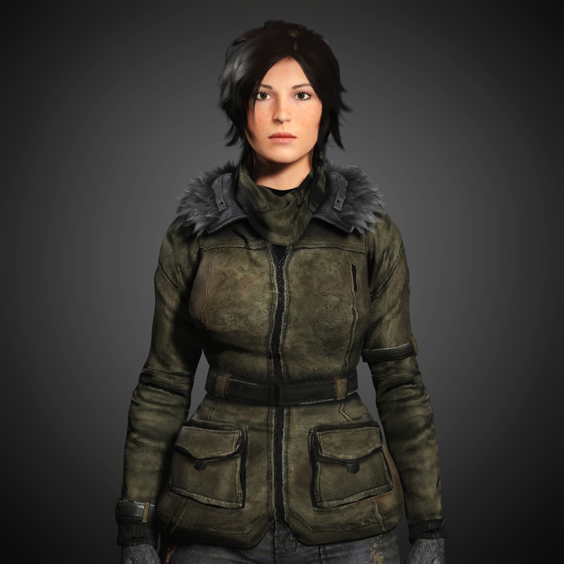 Lara Croft Character 3D-Modell .c4d .max .obj .3ds .fbx .stl .blend
