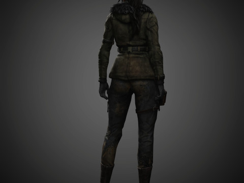 Lara Croft Character 3D-Modell