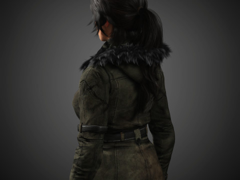 Lara Croft Character 3D-Modell