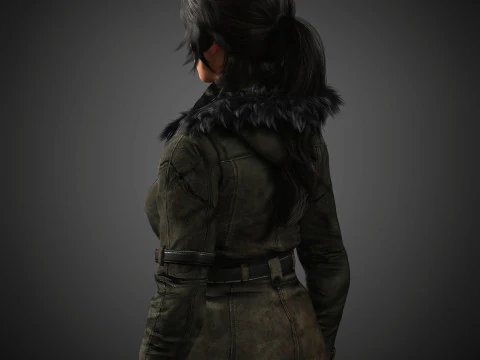 Lara Croft Character 3D Model