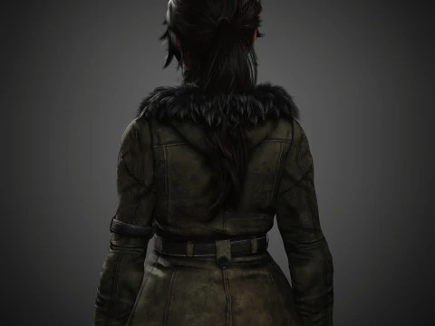 Lara Croft Character 3D Model