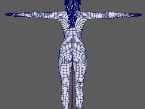Lara Croft Character 3D Model