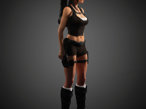 Lara Croft Character 3D 모델