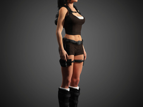 Lara Croft Character 3D 모델