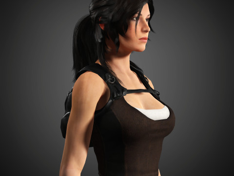 Lara Croft Character 3D 모델