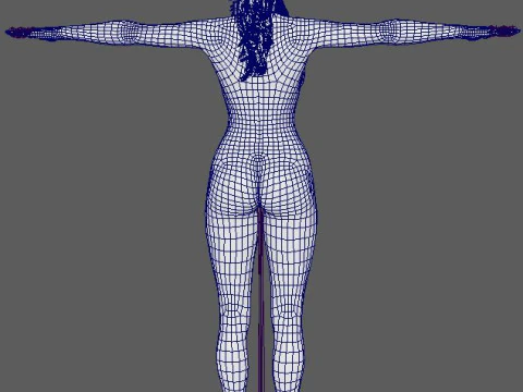 Lara Croft Character 3D Model