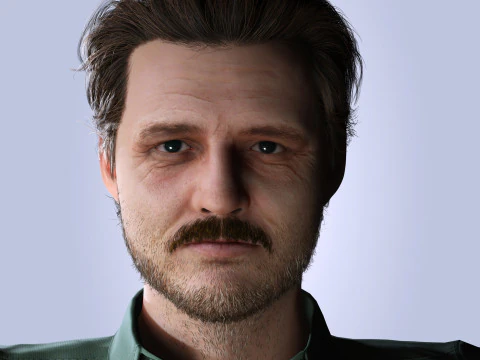 Pedro Pascal Character 3D Model