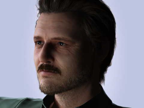 Pedro Pascal Character Modèle 3D