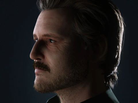 Pedro Pascal Character 3D Model