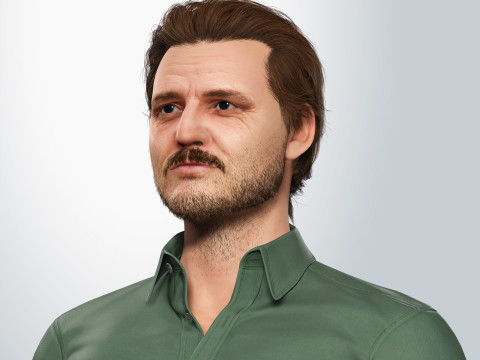 Pedro Pascal Character Modèle 3D