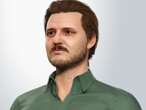 Pedro Pascal Character 3D Model