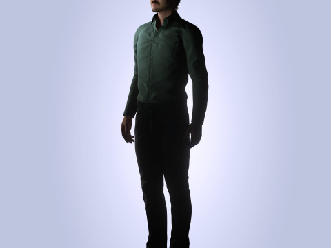 Pedro Pascal Character Modèle 3D