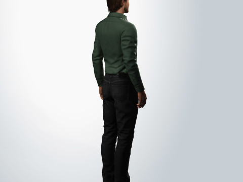 Pedro Pascal Character Modèle 3D