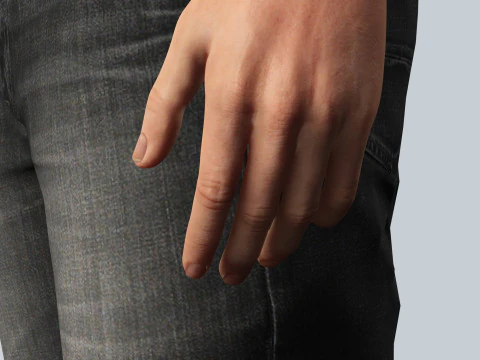 Pedro Pascal Character 3D Model