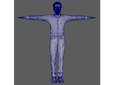 Pedro Pascal Character Modèle 3D