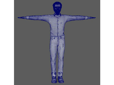 Pedro Pascal Character 3D Model