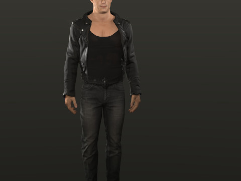 Vin Diesel Low poly - Hyper Realistic 3D Model
