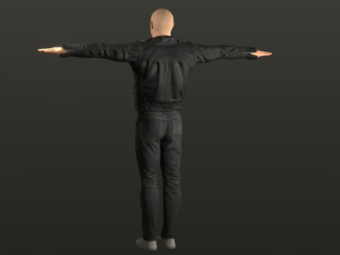 Vin Diesel Low poly - Hyper Realistic 3D Model