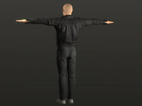 Vin Diesel Low poly - Hyper Realistic 3D Model