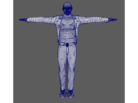 Vin Diesel Low poly - Hyper Realistic 3D Model