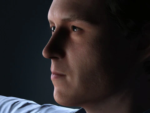 Tom Holland Character Low-poly 3D Model