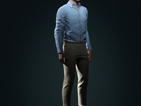 Tom Holland Character Low-poly 3Dモデル