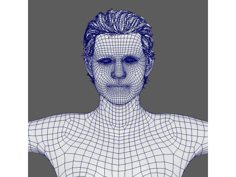 Tom Holland Character Low-poly 3D Model