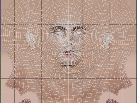 Timothee-Chalamet low-poly 3D Model