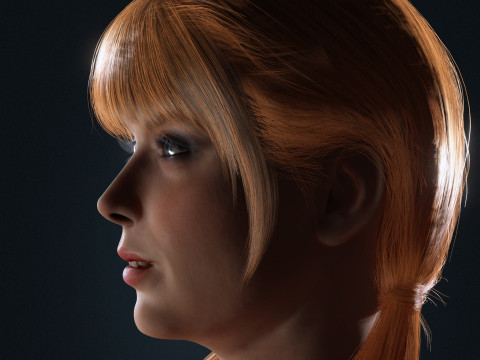 Taylor Swift Low-poly Model 3D