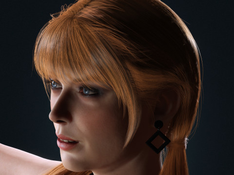 Taylor Swift Low-poly Model 3D