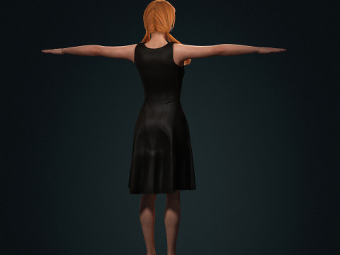 Taylor Swift Low-poly Model 3D