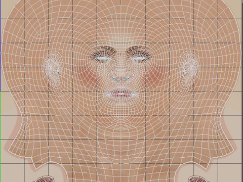 Natalie Portman Character Low-poly Modèle 3D