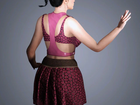 Nicki Minaj Character Low-poly 3D Model
