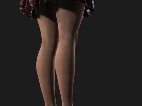 Nicki Minaj Character Low-poly 3D Model