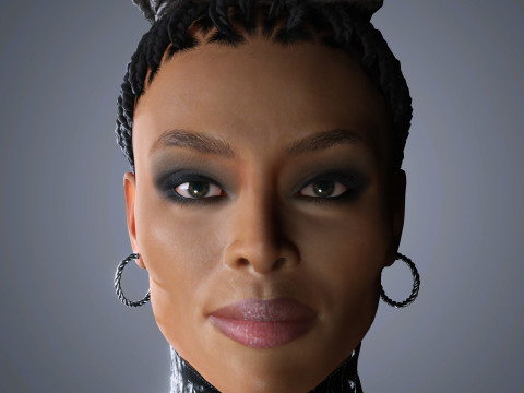 Naomi Campbell Character 3D 모델