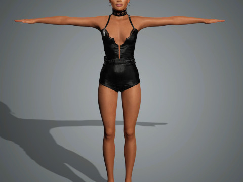Naomi Campbell Character Model 3D