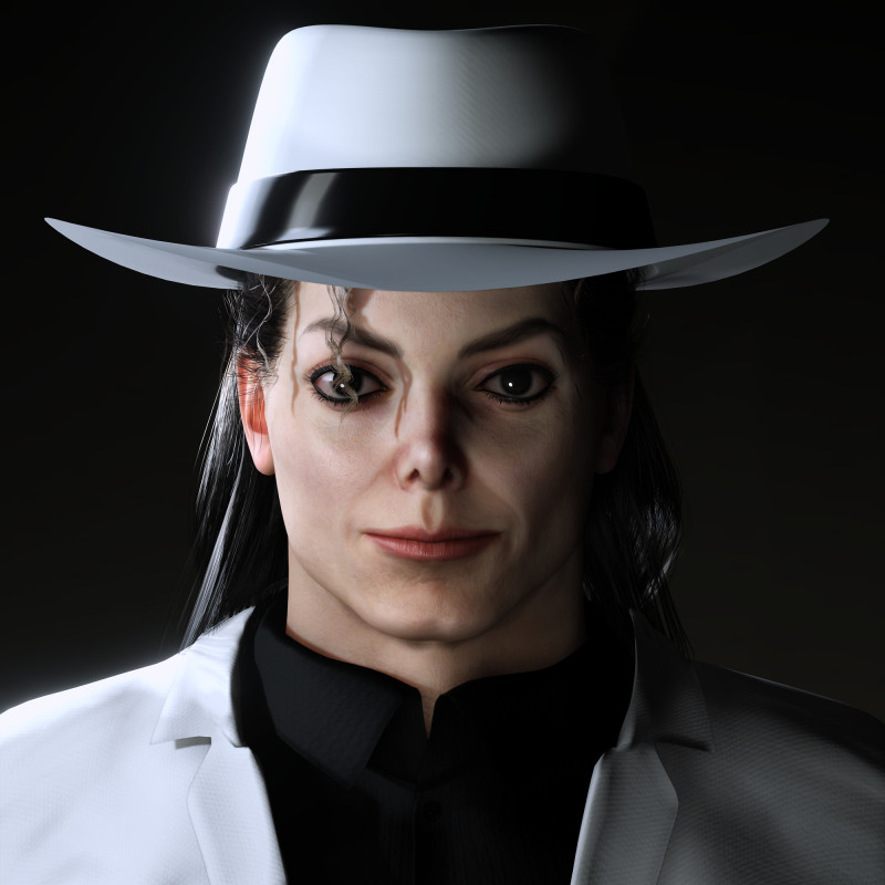 Michael Jackson Low-poly Modello 3D .c4d .max .obj .3ds .fbx .stl .blend