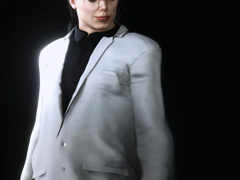 Michael Jackson Low-poly 3D Model