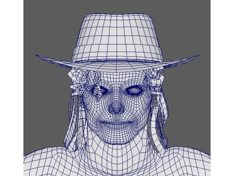 Michael Jackson Low-poly Modello 3D
