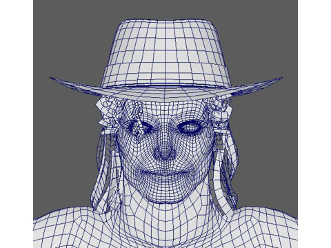 Michael Jackson Low-poly 3D Model