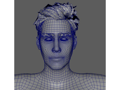 Keanu Reeves Character Low-poly 3D Модель