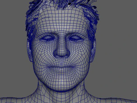 George Clooney Low-poly 3D Model