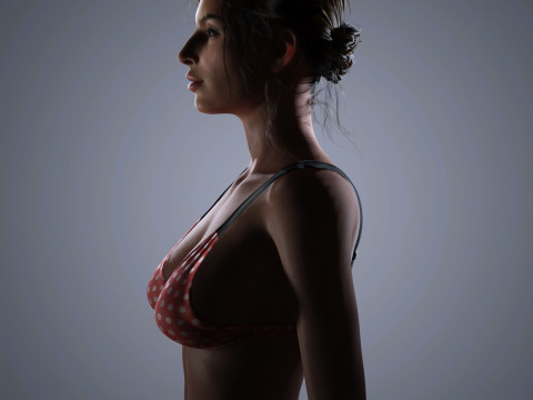 Emily Ratajkowski Character Low-poly Modello 3D