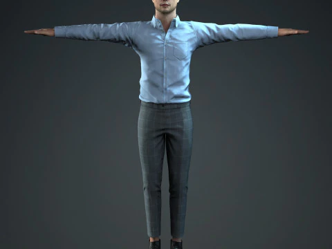 Elon Musk - Hyper Realistic Low-poly 3D Model