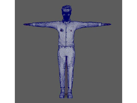 Elon Musk - Hyper Realistic Low-poly 3D Model